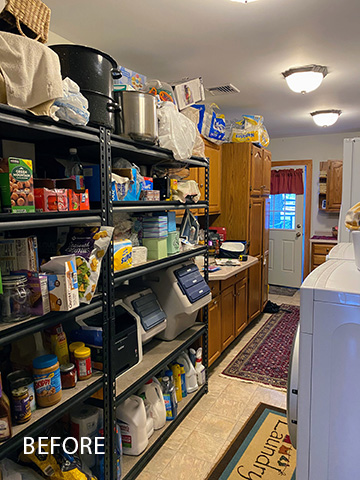 Before Pantry Laundry Remodel