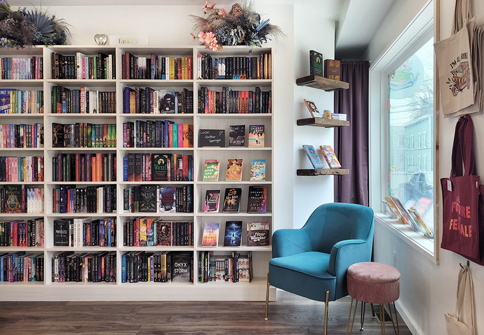 Charming Booksore Bookcases