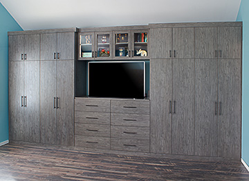 Bedroom Wardrobe with TV Cabinet