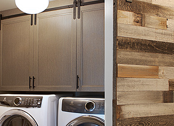 Laundry Room with Barndoor