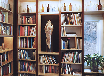 Backlit Bookcase and Shelving