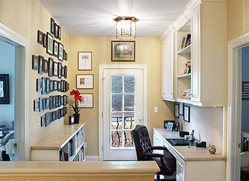 Home Office on Stair Landing