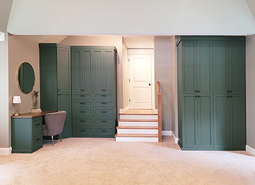 Custom Bedroom Cabinetry & Home Office - View Cabinetry Page