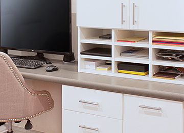 Home Office Desk Cubbies