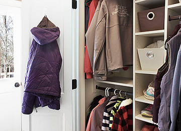 Entryway and Coat Closets