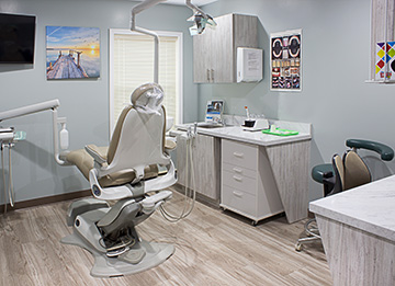 Family Dental Office Cabinets and Counters