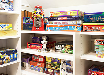 Family Game Closet Storage