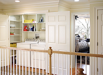 Well Fitted Laundry Closet with Storage