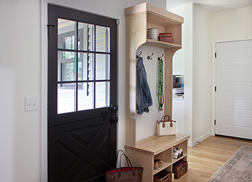 Solid Maple Mudroom Bench