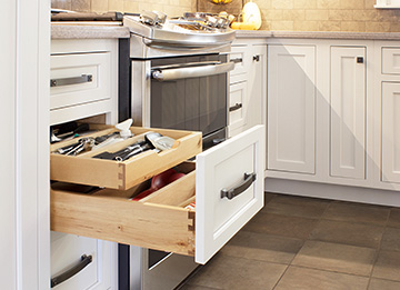 Kitchen Double Drawers