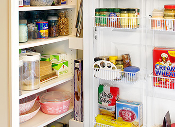 Pantry Door Organizer Rack