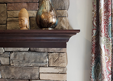 Fireplace Mantel with Corbels