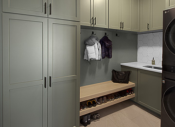 Mudroom and Laundry Room Combined