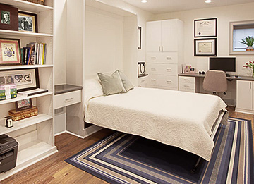 Guest Room Home Office with Murphy Bed