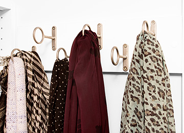 Scarf Closet Storage Hooks