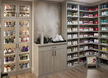 Spacious Sneaker Closet