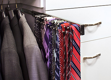 Synergy Elite Sliding Tie Rack