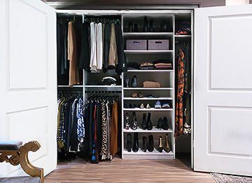 Sophisticated Reach-In Closet