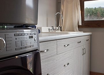 Space Saving Designed Laundry Room