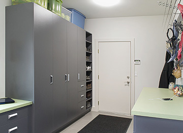 Sportsman's Mudroom and Full Laundry Room