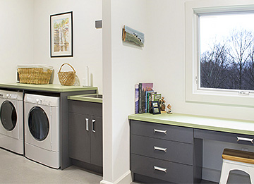 Sportsman's Mudroom and Full Laundry Room