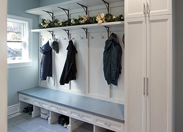 Organized Mudroom