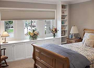 Bedroom White Cabinets to Boost Bedroom Storage