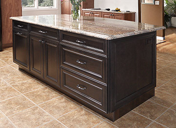 Kitchen Island with Under Counter Storage