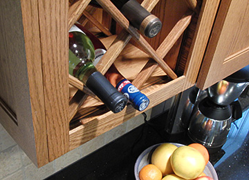 Built In Kitchen Wine Rack Cabinet