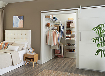 Wire Shelving Bedroom Closet