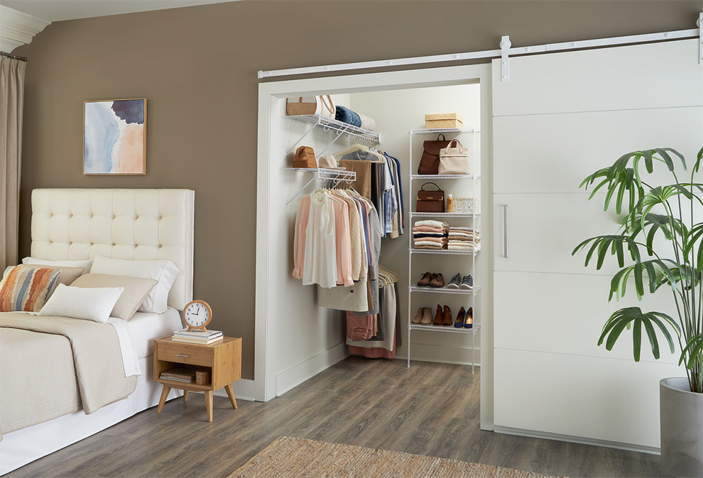 Primary Bedroom Walk-In Closet with Wire Shelving